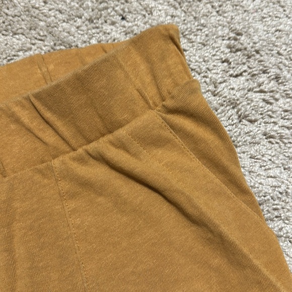 Pure Jill Golden cotton linen wide leg pocketed pants large - Picture 3 of 5